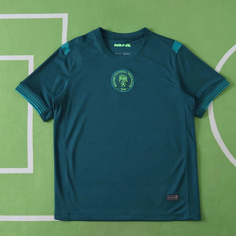 2526 Nigeria Away Green Thai Version (Please note customization info when placing order, messages are not counted)