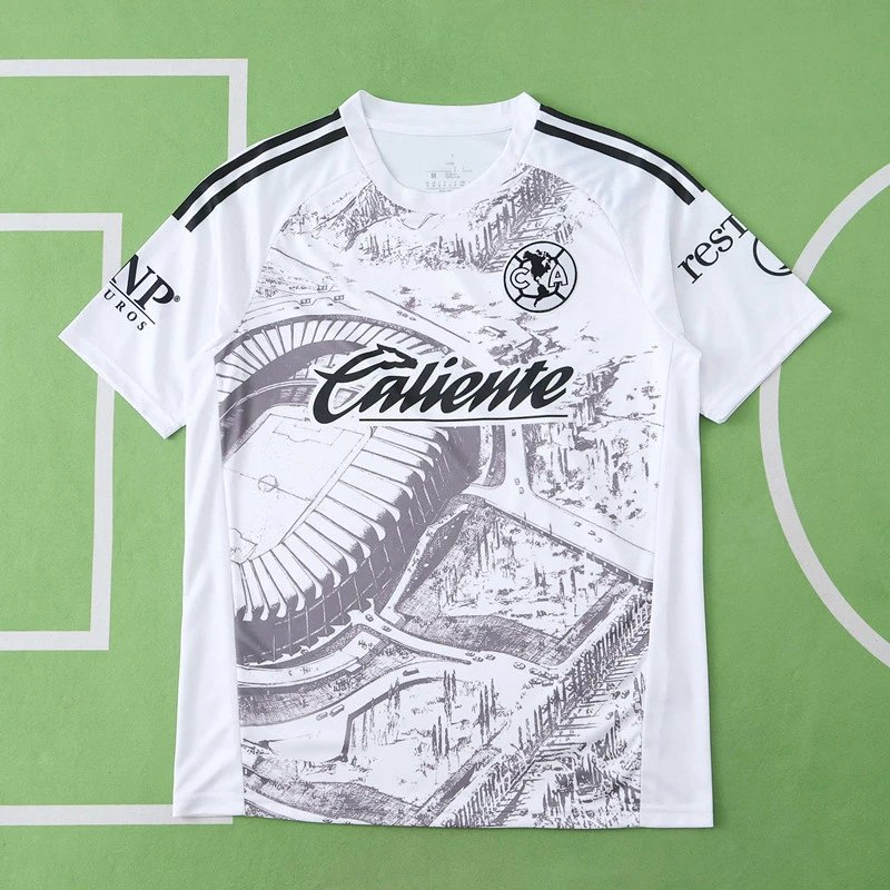 2526 America Away White Thailand Version (Please note customization info when placing order, messages not counted)