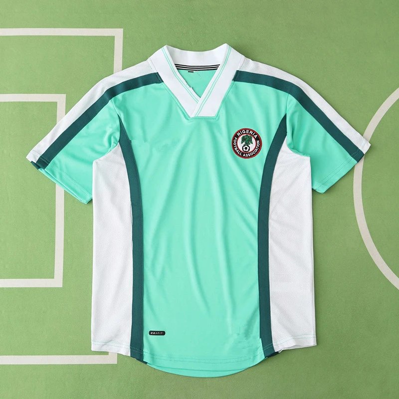 1998 Nigeria Home Jersey Thai Version (Please note custom information when placing your order; sending a message does not count)