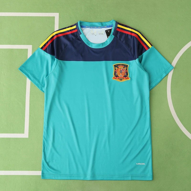 2010 Spain Green Goalkeeper Thai Version (Customization info must be noted when placing order, messages not accepted)