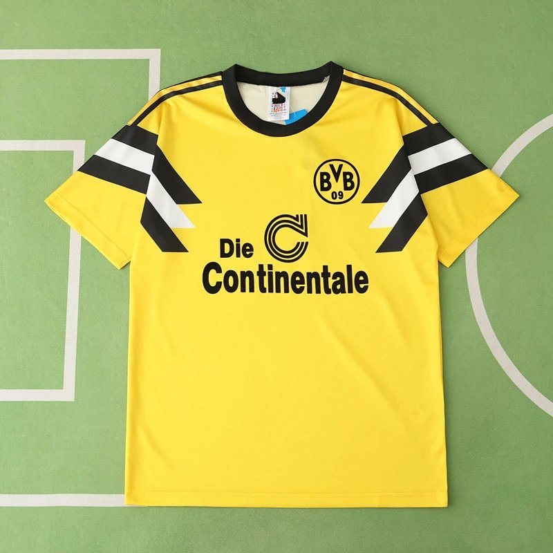 1989 Dortmund Home Thai Version (Please note customization details when placing order; messages are not counted)