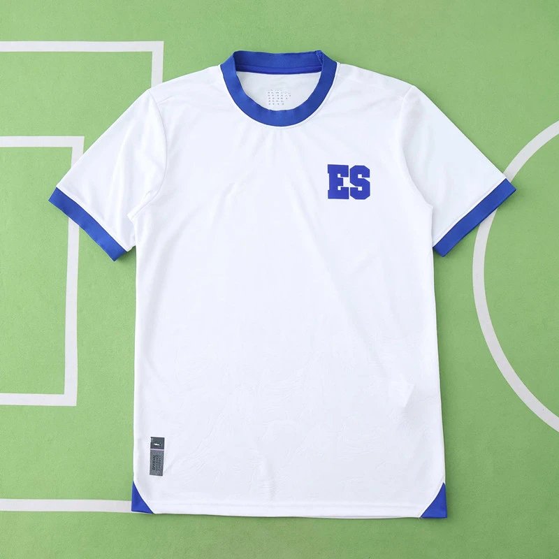 2526 El Salvador Away White Thai Version (Please leave customization info in order notes; messages will not be counted)
