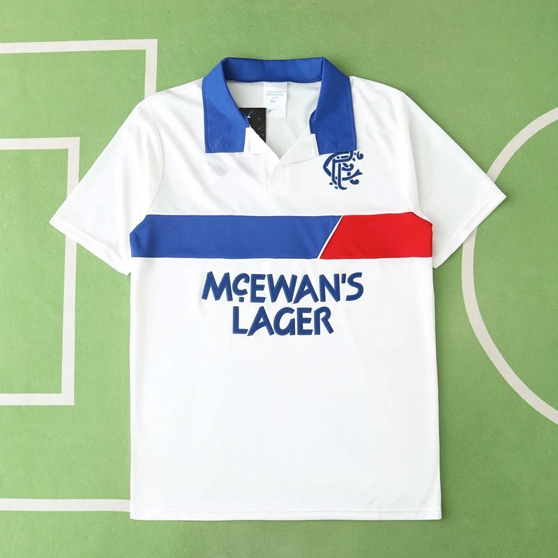1994 Rangers Away White Thai Version (Please note customization info when placing order; messages are not counted)