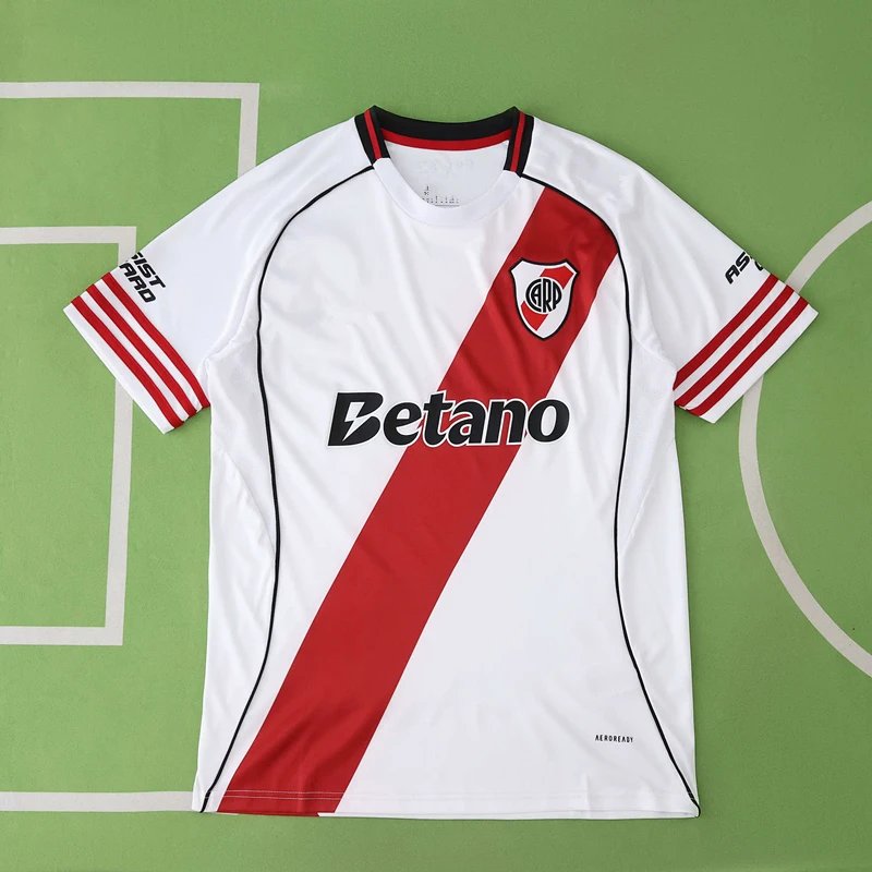 2526 River Plate Home Thai Version with Chest Sponsor (Please note customization info when placing order, messages not accepted)