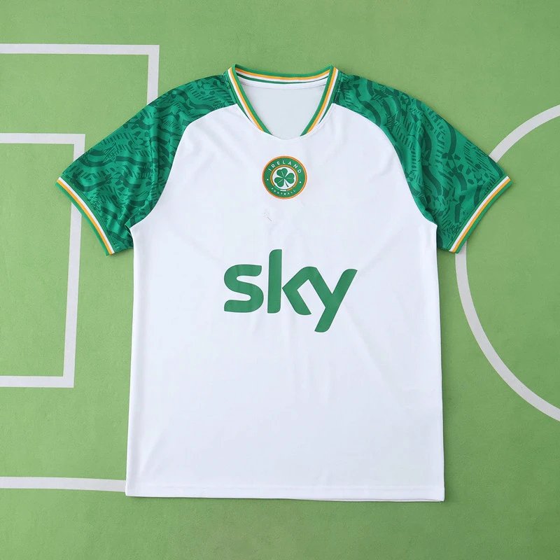 2526 Ireland Away White Thai Version (Please note customization info when placing order, messages not accepted)