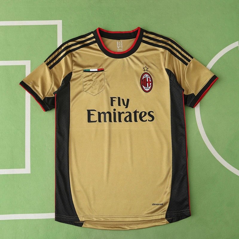 1314AC Away Kit Gold Thailand Edition (Please leave customization note when placing the order, messages are not considered)