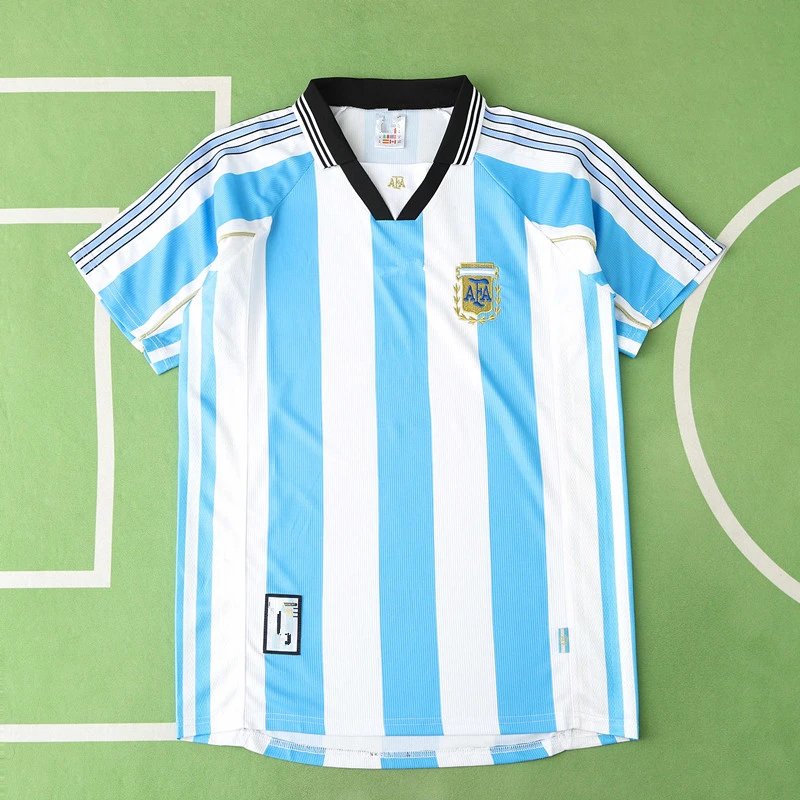 1998 Argentina Home Thailand Edition (Please note customization info when placing order, messages are not counted)