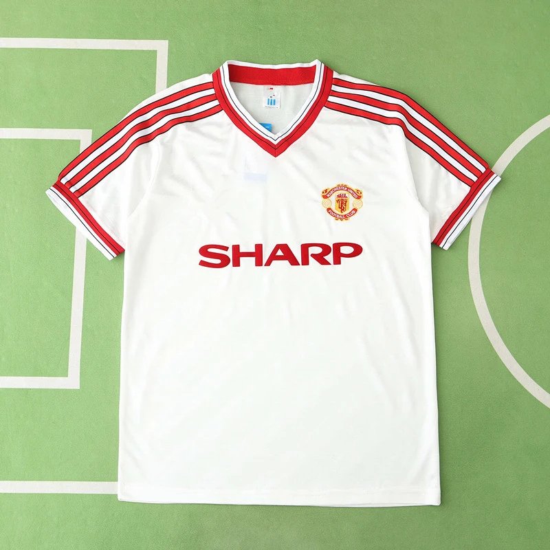 8890 Manchester United Away White Thailand Version (Please note customization info when placing order; messages are not counted)