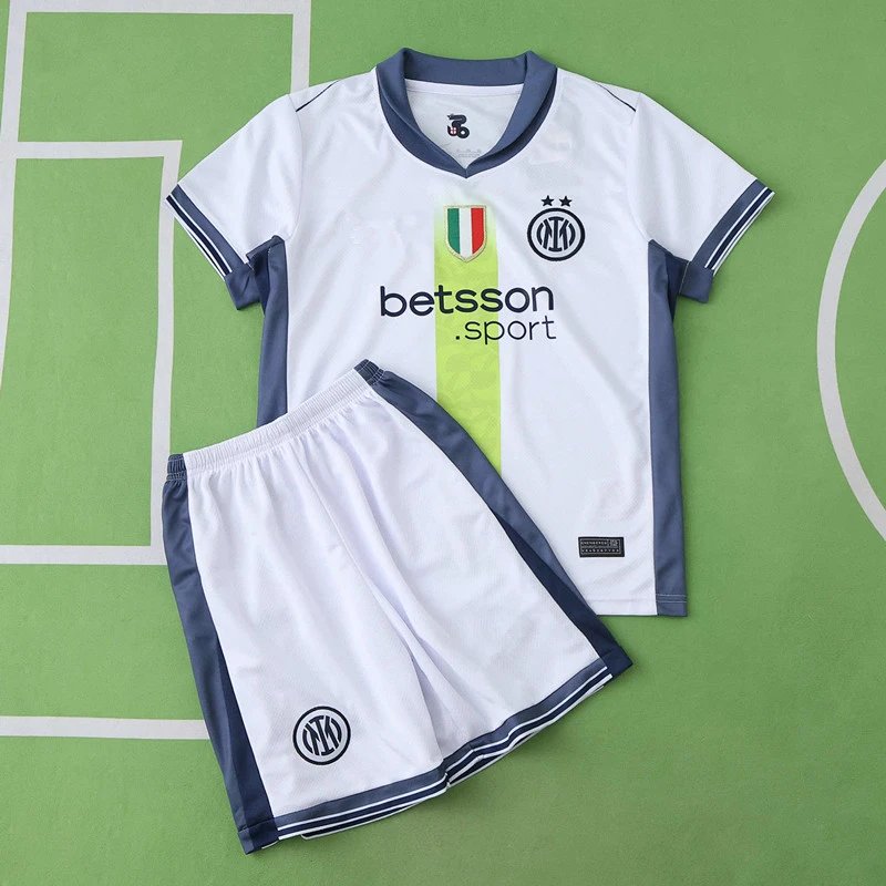 2526 Inter Milan Away Kids Jersey (Please note custom info in order remarks, messages will not count)