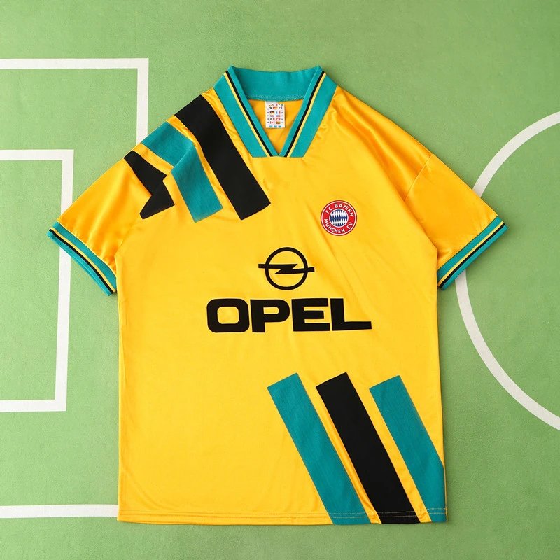 9395 Bayern Away Yellow Thai Version (Please note customization details when placing order, messages are not counted)