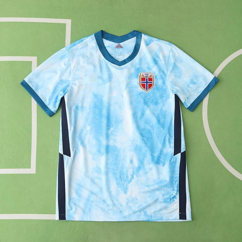 2021 Norway Away Blue Thai Version (Please note customization info when placing order, messaging doesn't count)