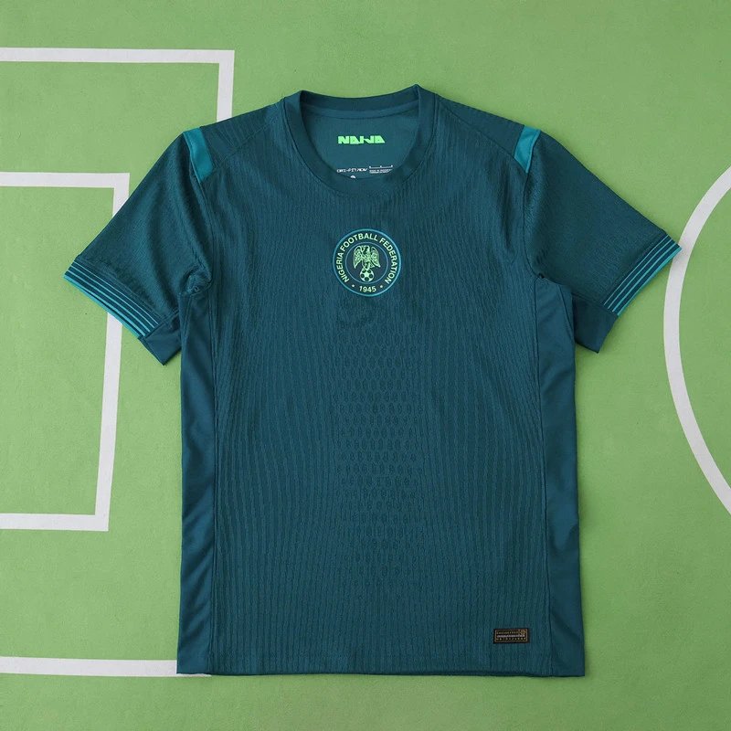 2526 Nigeria Away Player Version (Please note customization info in order remarks; messages are not counted)