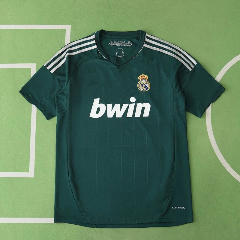 1213 Real Madrid Second Away Green Thai Version (Please leave customization notes when placing order; messages are not considered)