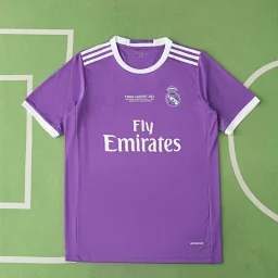 thumbnail for 1617 Real Madrid away purple Thai version with small letters on the chest (please note when placing an order for customized information, sending a message does not count)