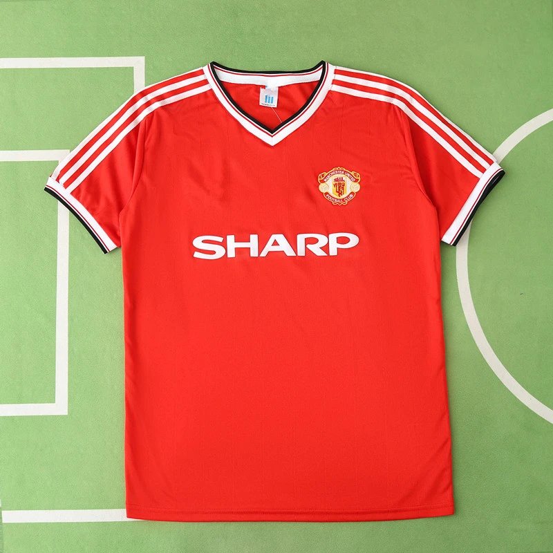1984 Manchester United Home Thai Version (Please note customization info when placing order; messages are not counted)