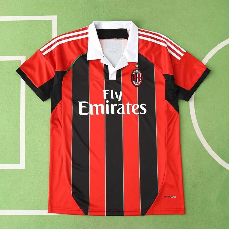 12/13 AC Milan Home Kit Thai Version (Customization must be noted when placing the order; messages will not be processed)