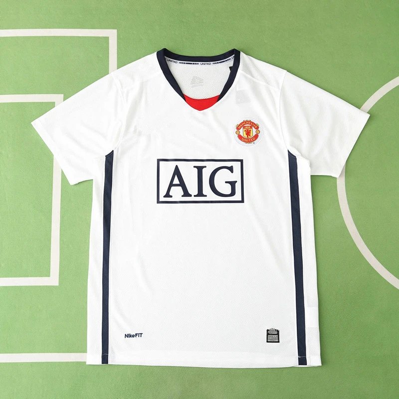 0809 Manchester United Away White Thai Version (Please note customization details in order remarks; messages will not count)