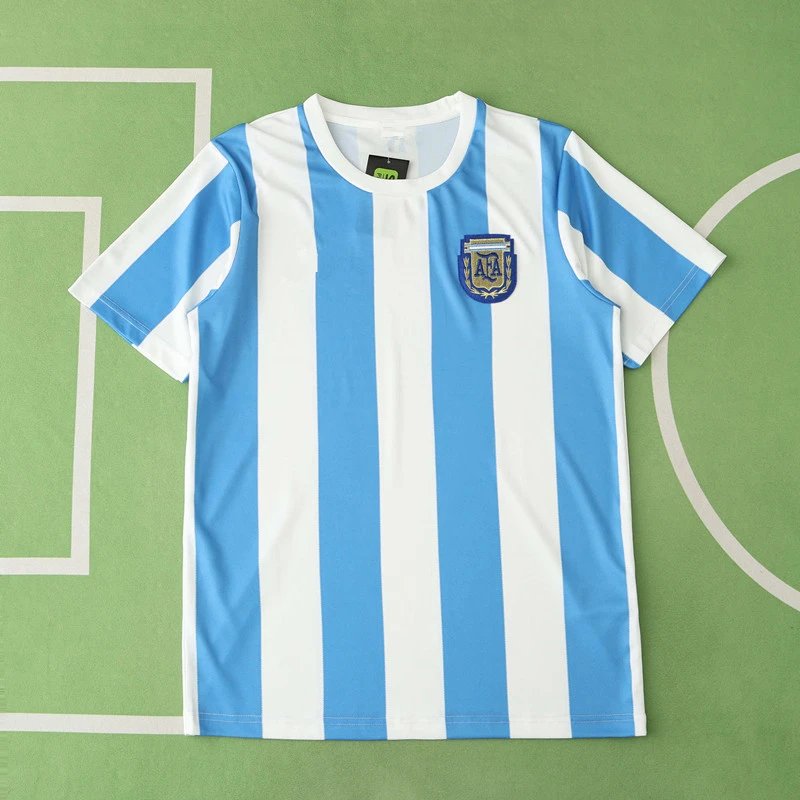 1986 Argentina Home Thai Version (Please note customization info when placing order, sending a message does not count)