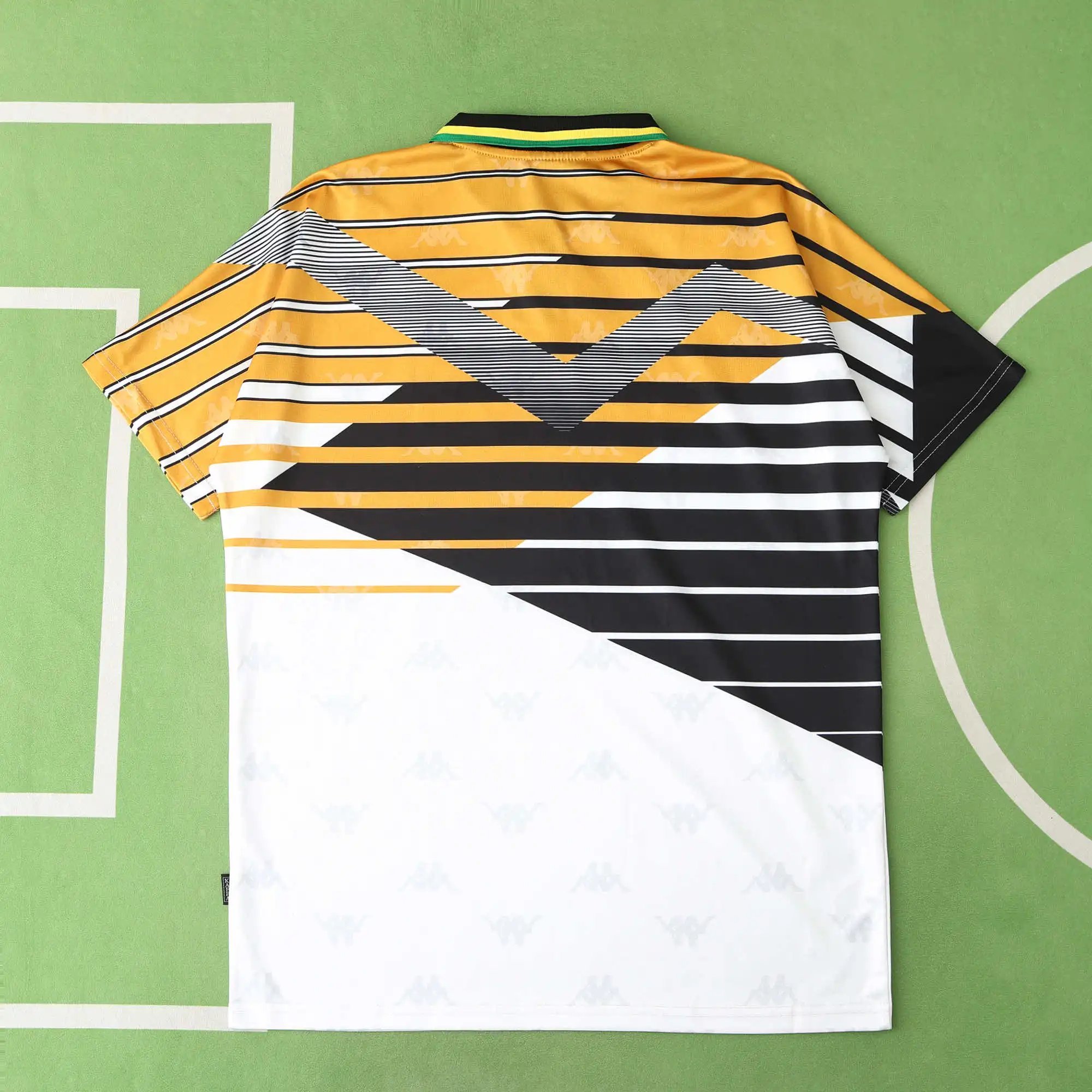1998 South Africa Away Yellow and White Thai Version (Please note customization info when placing order, messages are not counted)