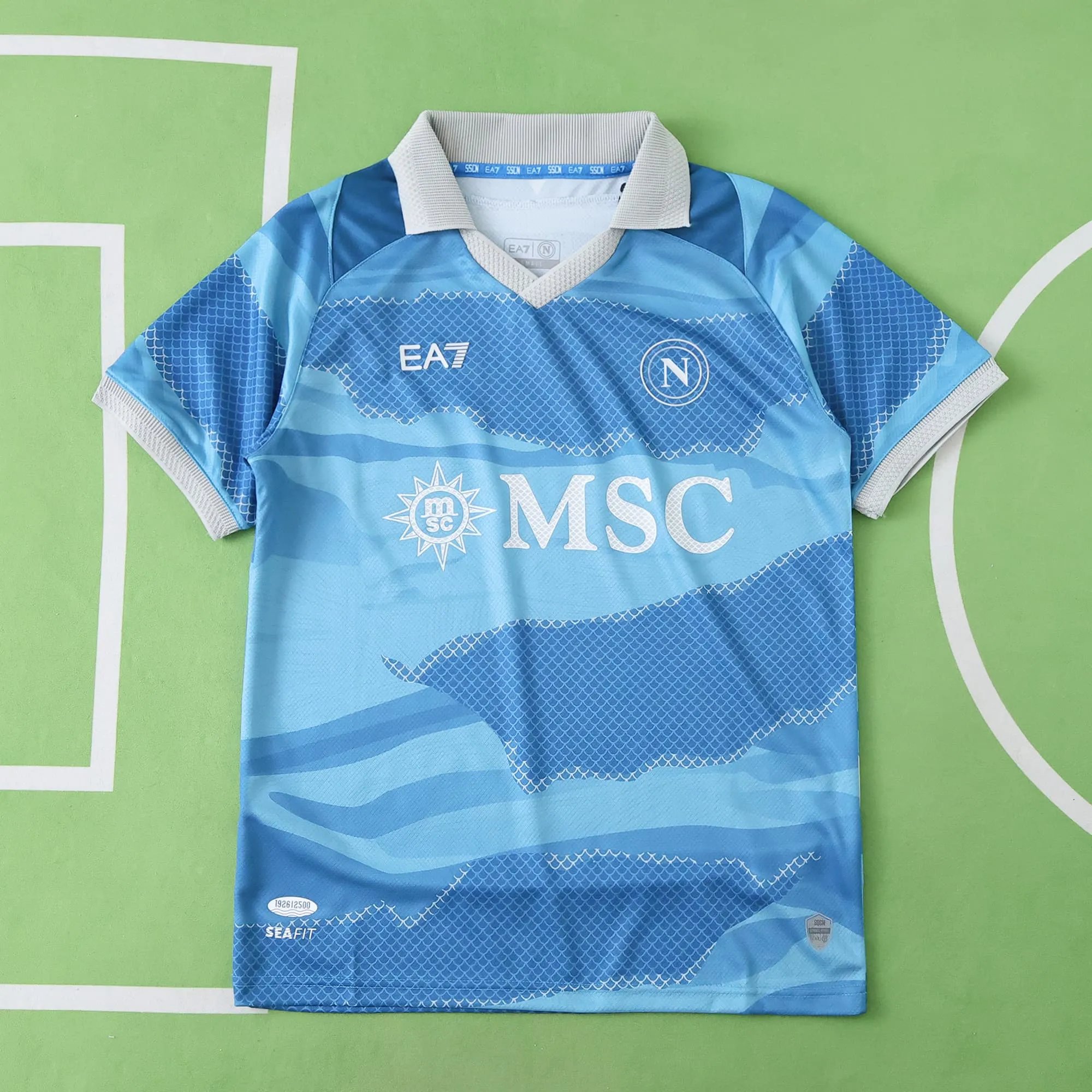 24/25 Napoli Third Away Blue Thai Version (For customization, please leave a note when placing your order; do not send private messages)