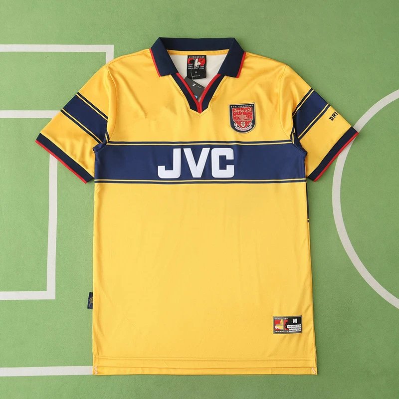 9799 Arsenal Away Yellow Thai Version (Please note customization info when placing order, messages won't count)