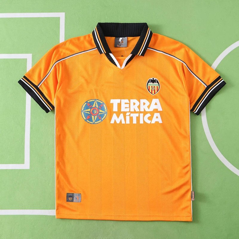 9900 Valencia Away Orange Thai Version (Please note customization info when placing order, messages not counted)