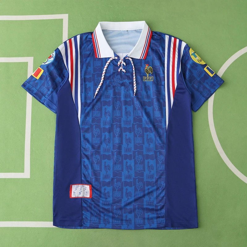 1996 France Home Thai Version (Please note customization info in order remarks; messages are not counted)