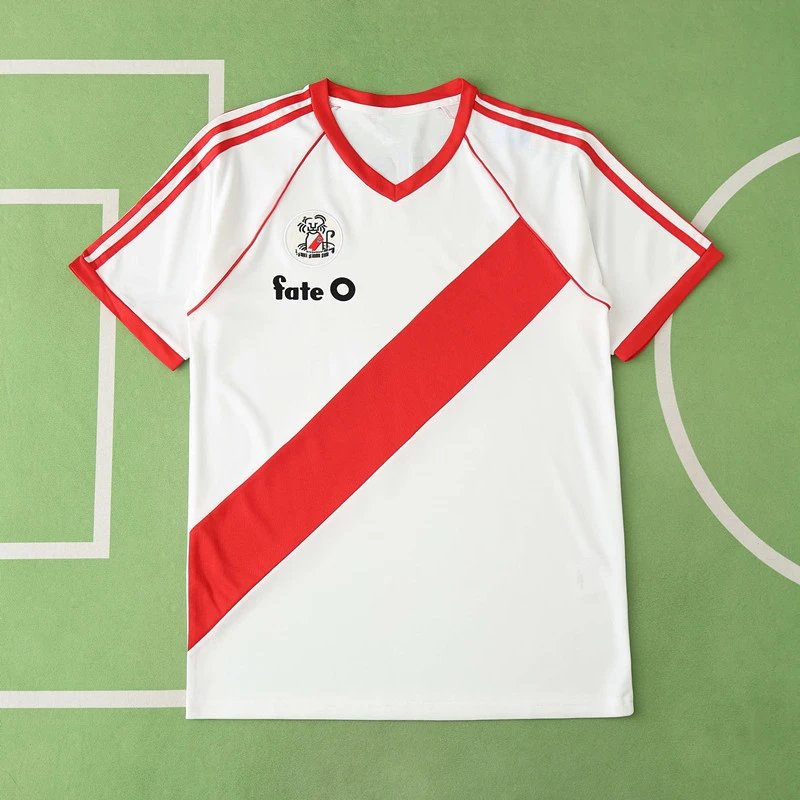 1986 River Plate Home Thai Version (Please note customization info when placing order; messages will not be counted)