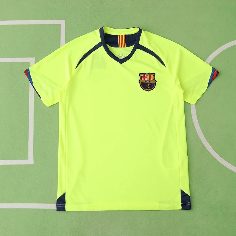 0506 Barcelona Away Fluorescent Green Thai Version (Please leave customization details in order notes; messages will not be considered)