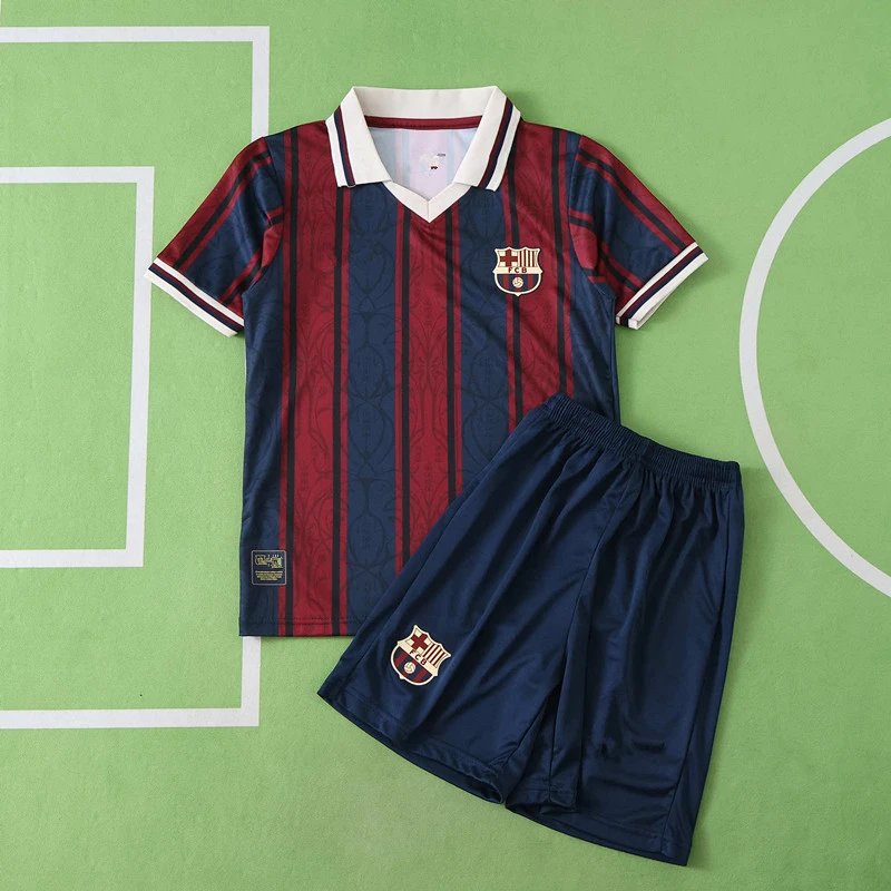 2526 Barcelona Red and Blue Special Edition Kids' Wear (Please leave customization details in the order notes; messages do not count)