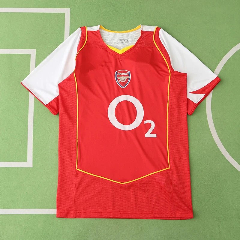 0405 Arsenal Home Thai Version (For custom info, please leave a note when placing your order; messages will not be counted)