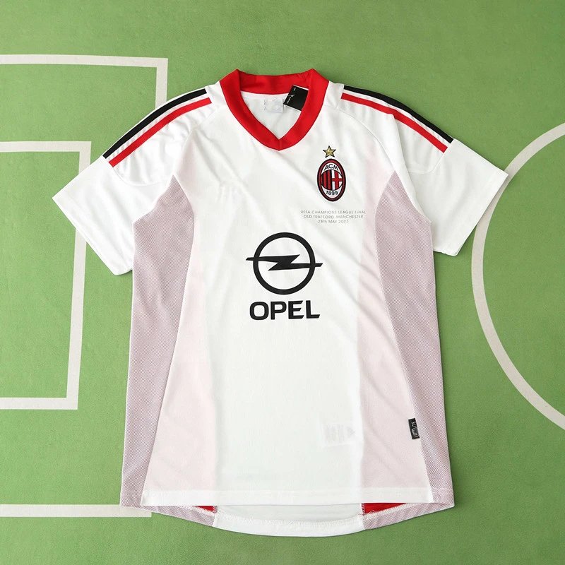 2002AC Away White Thai Version (Please note customization info in order remarks, messages are not counted)