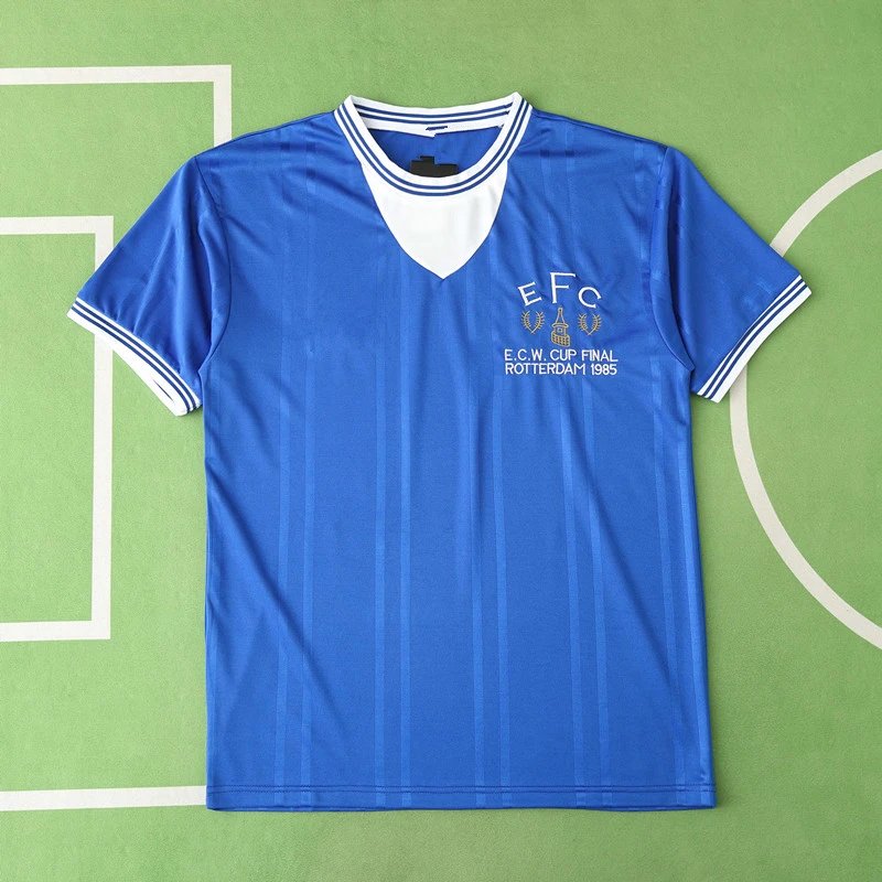1985 Everton Home Thai Version (Please note customization info when placing order; messages are not counted)