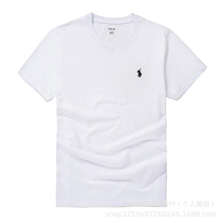 Five-Color Crew Neck T-Shirt