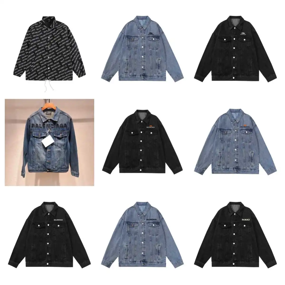 1to1reps Jackets fashion reps product B1alenciaga Black De