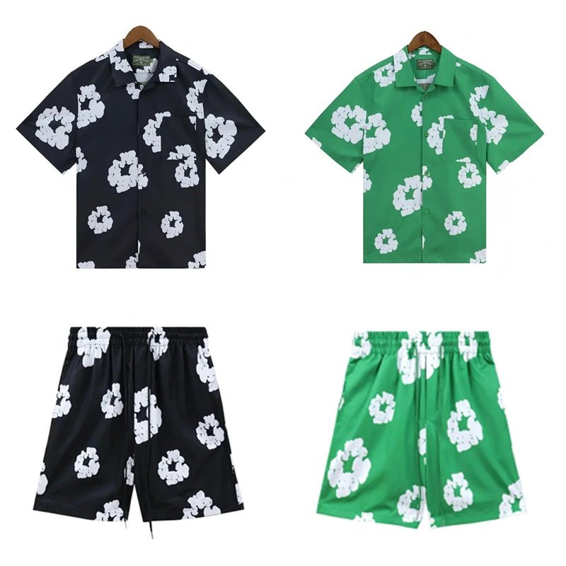 Floral Print Short Sleeve Shir