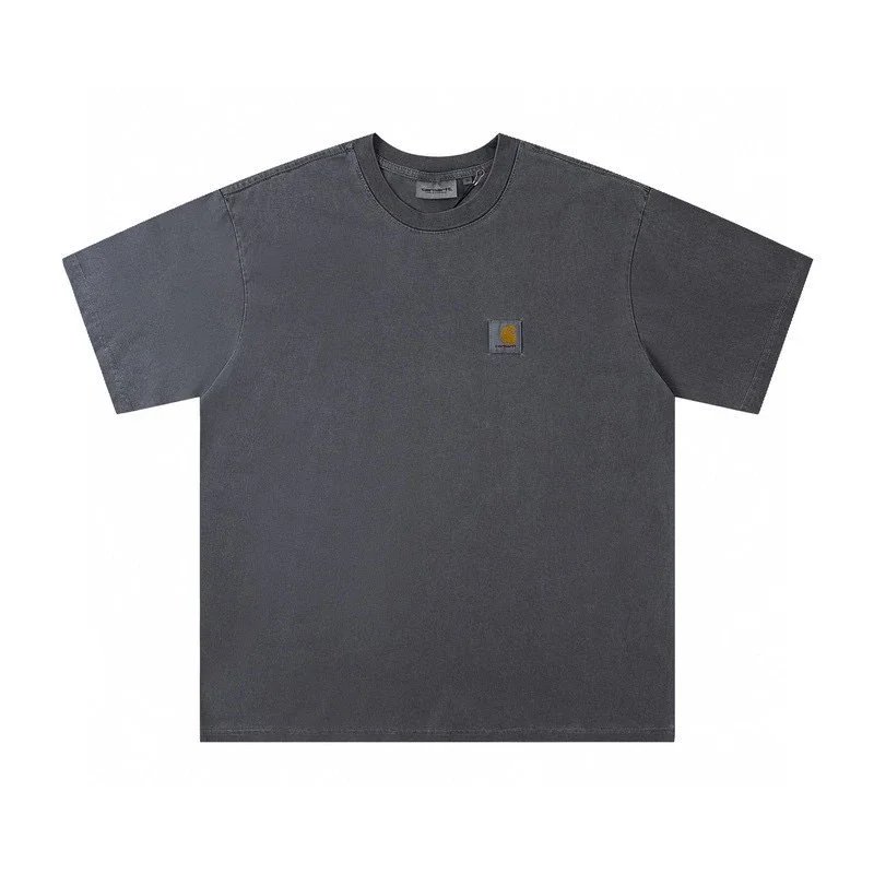 Carhartt T-Shirts Striped Logo T-Shirt — 4