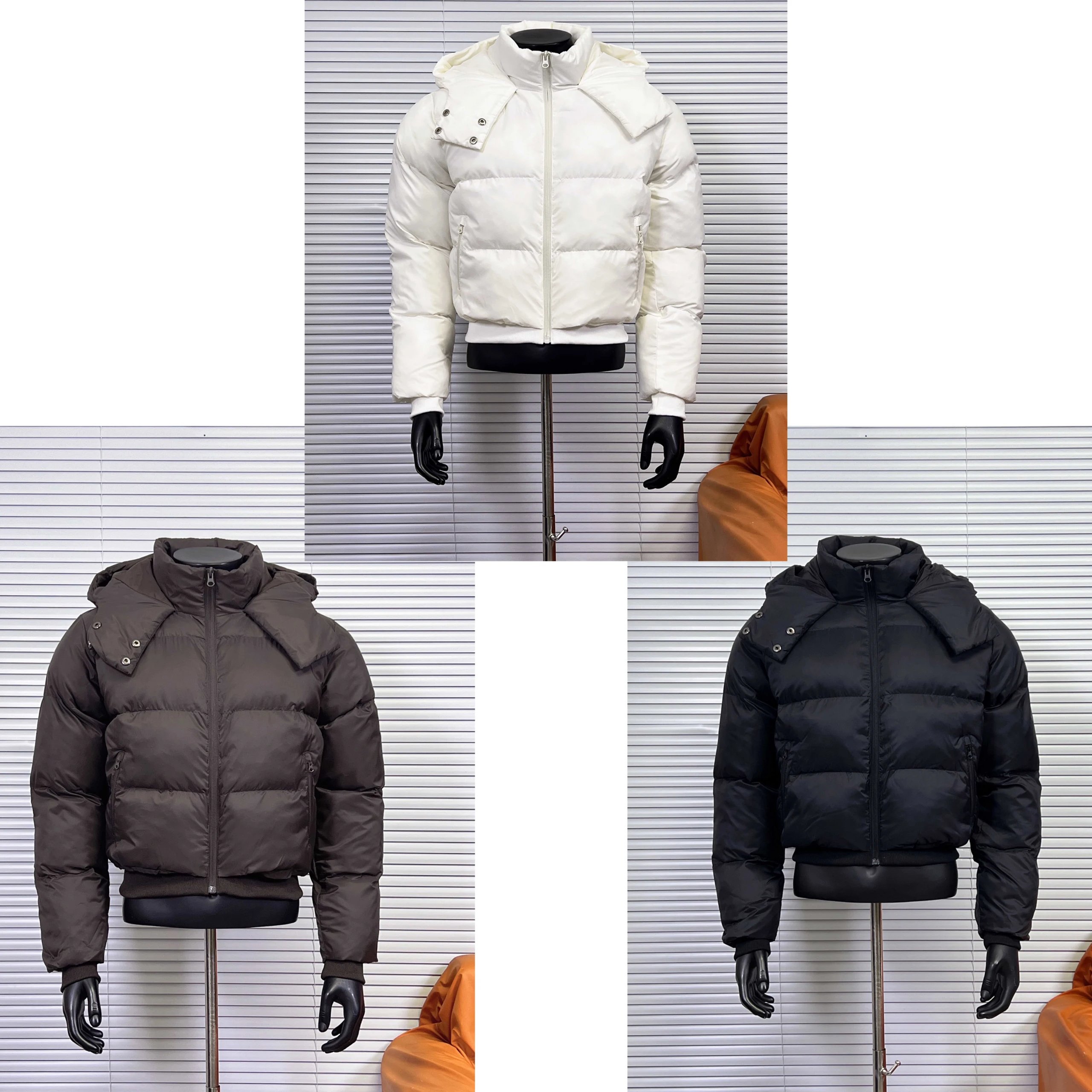 Essential White Hooded Puffer Jacket
