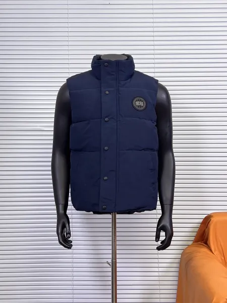 Canada Goose Vest Navy Blue Down Vest Outerwear.vest - 1