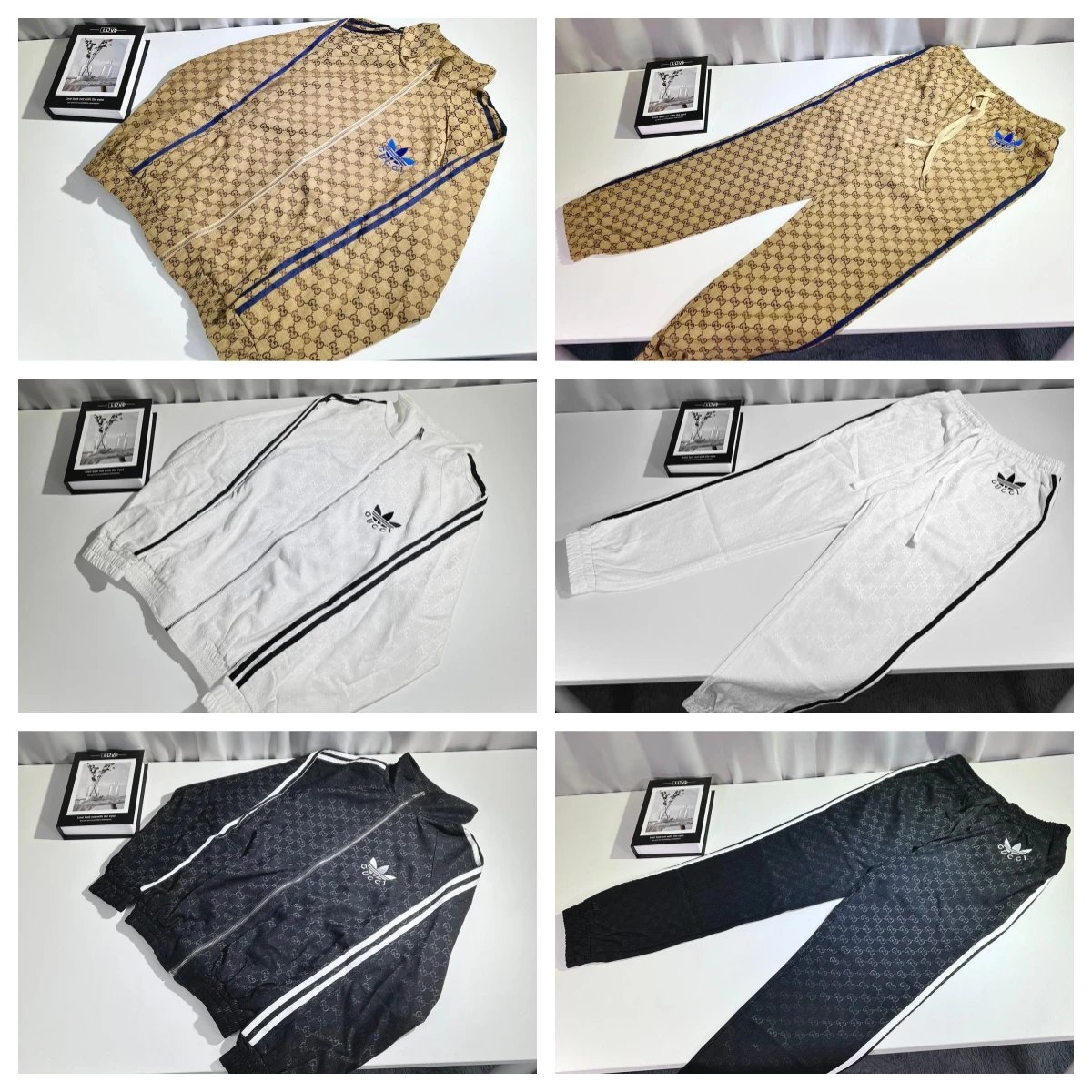 Adidas x Gucci GG Supreme Trac