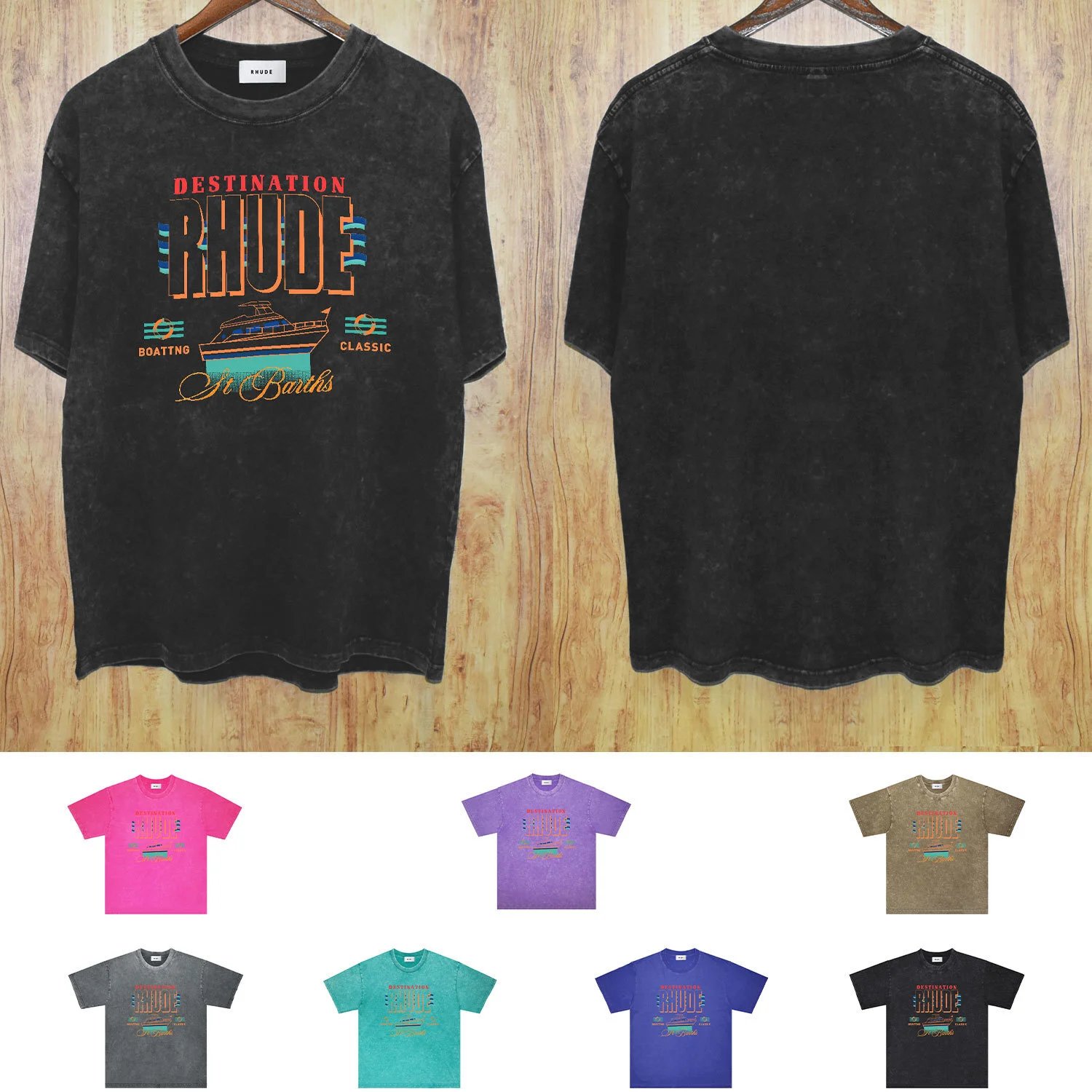 RHUDE Destination Rhode T-Shir