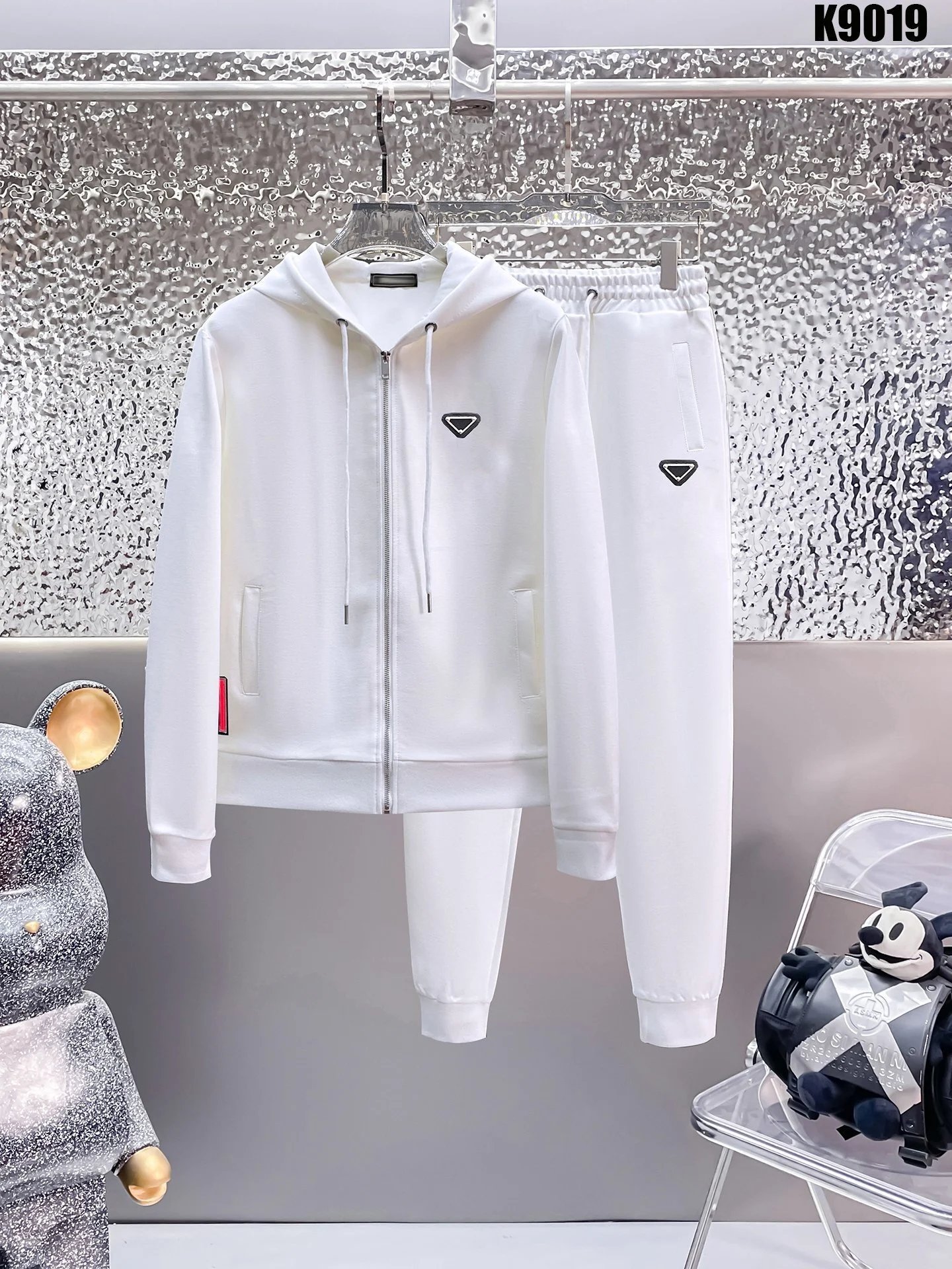 Prada Tracksuits Zip-up jacket and jogger pants set — 4