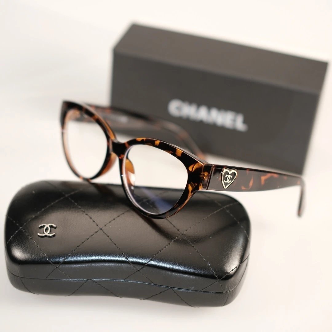Chanel Tortoiseshell Cat-Eye Optical Glasses