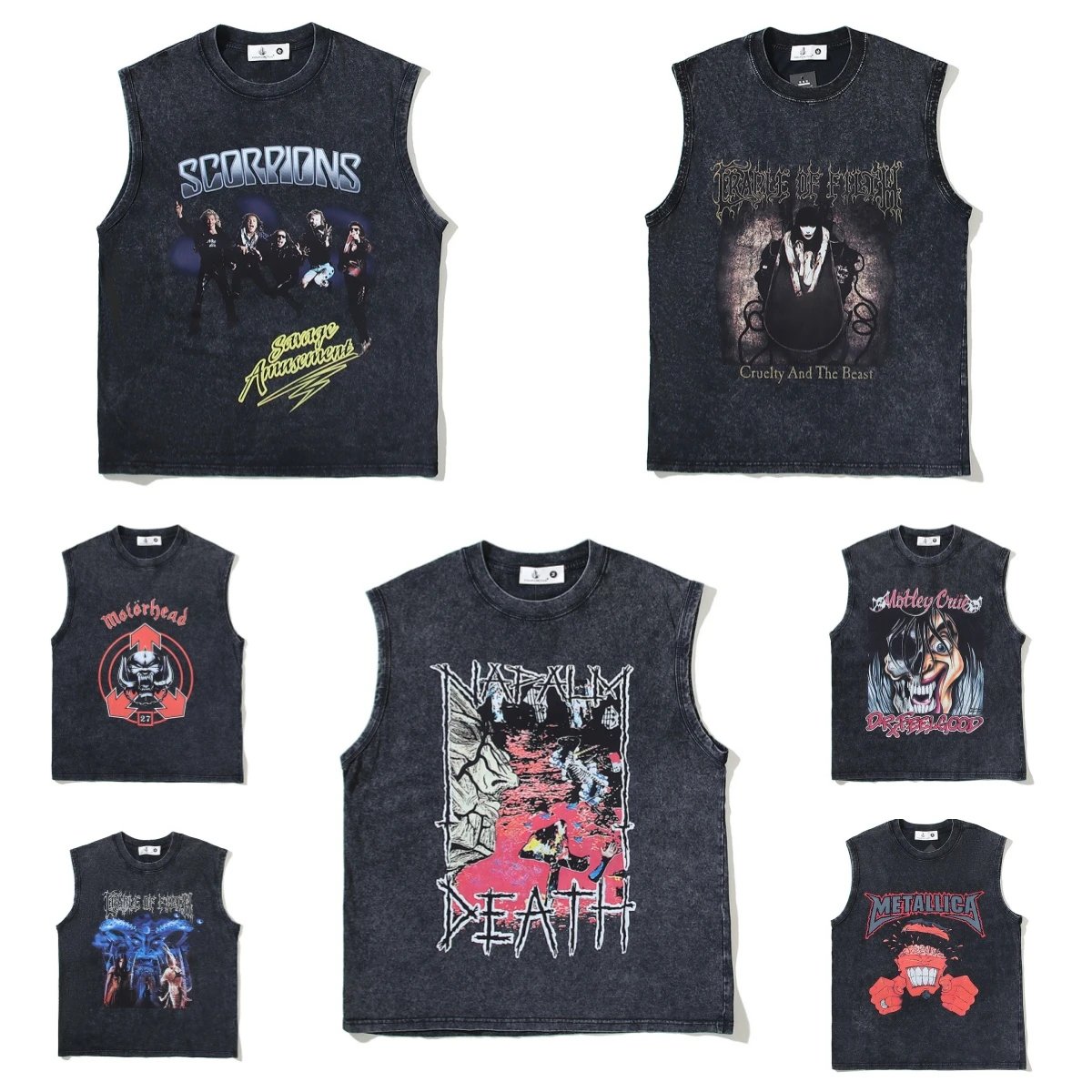 Rock Band Graphic Sleeveless T