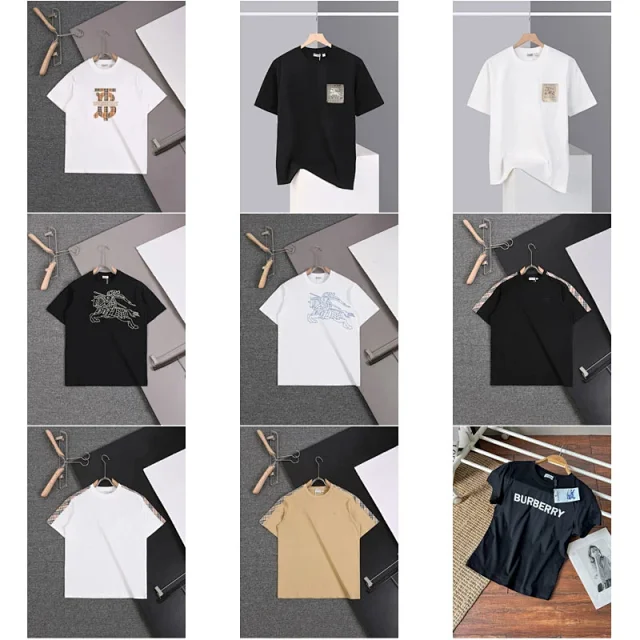 Burberry T-Shirts Short-Sleeve Logo Graphic T-Shirt product detail image 1