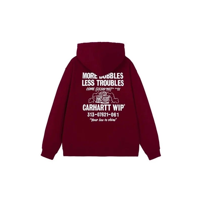 Carhartt WIP Hoodies & Sweatshirts French text graphic pullover hoodie — 10