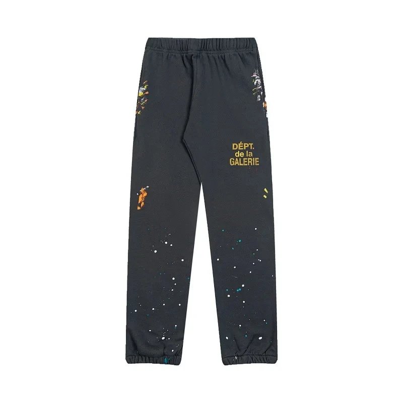 Gallery Dept. Trousers Paint-splatter elastic-cuff sweatpants — 3