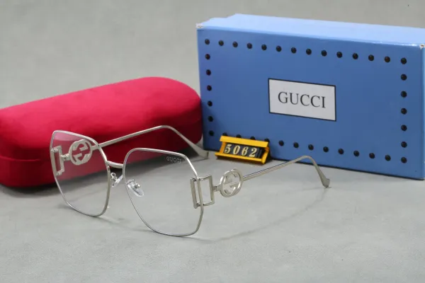 Gucci GG Marmont Optical Glasses Silver Frame - 1