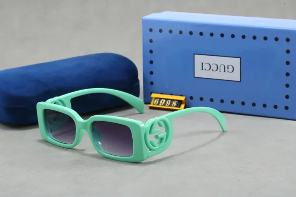 Gucci GG Marmont Square Mint Green Sunglasses - 1