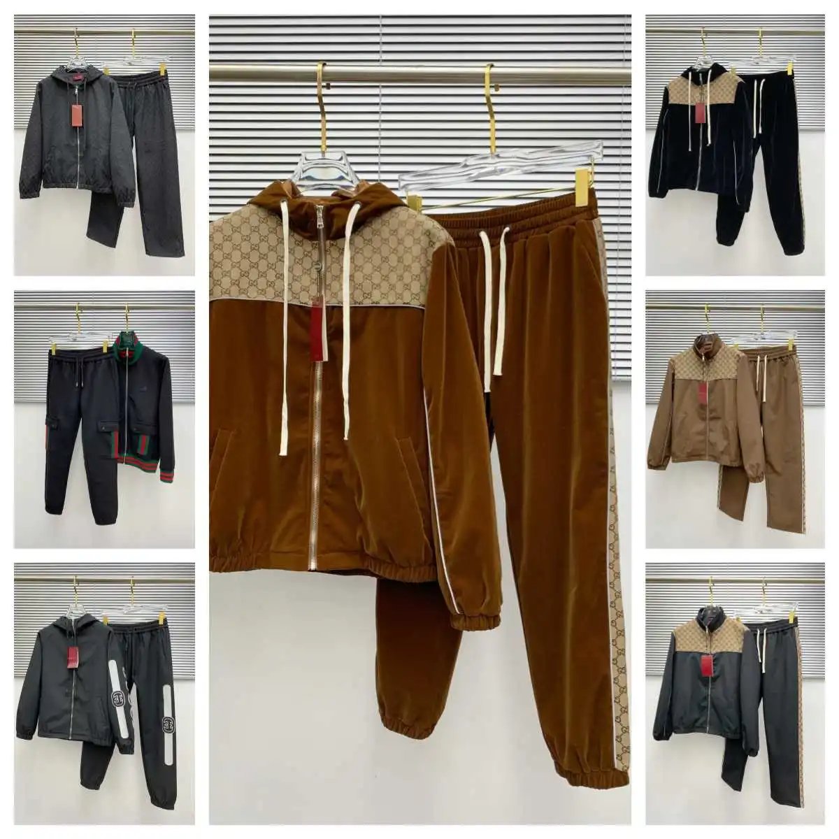 Gucci GG Supreme Hooded Track 